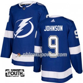 Tampa Bay Lightning Dresy Tyler Johnson 9 Adidas 2017-2018 Modrá Authentic - Dětské